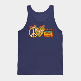 90s Throwback Peace Love and 90s Vibe Tank Top